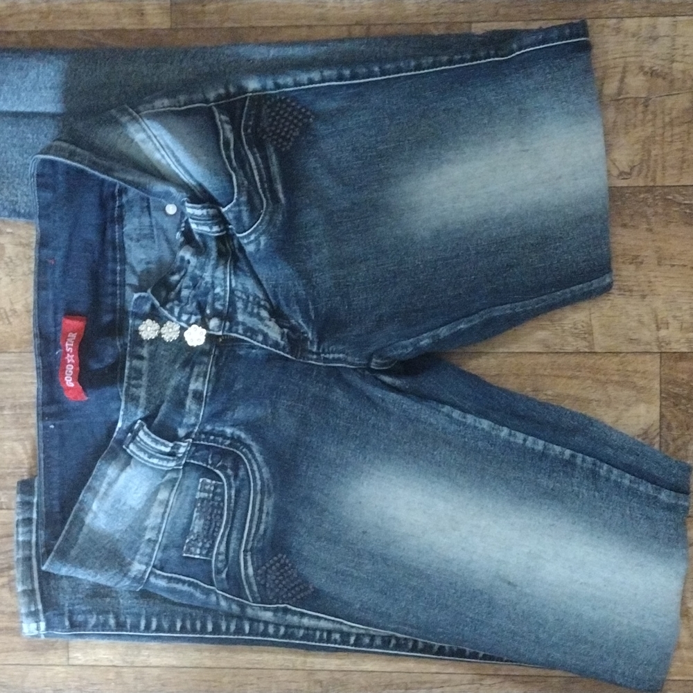 blue faded skinny jeans juniors size 7